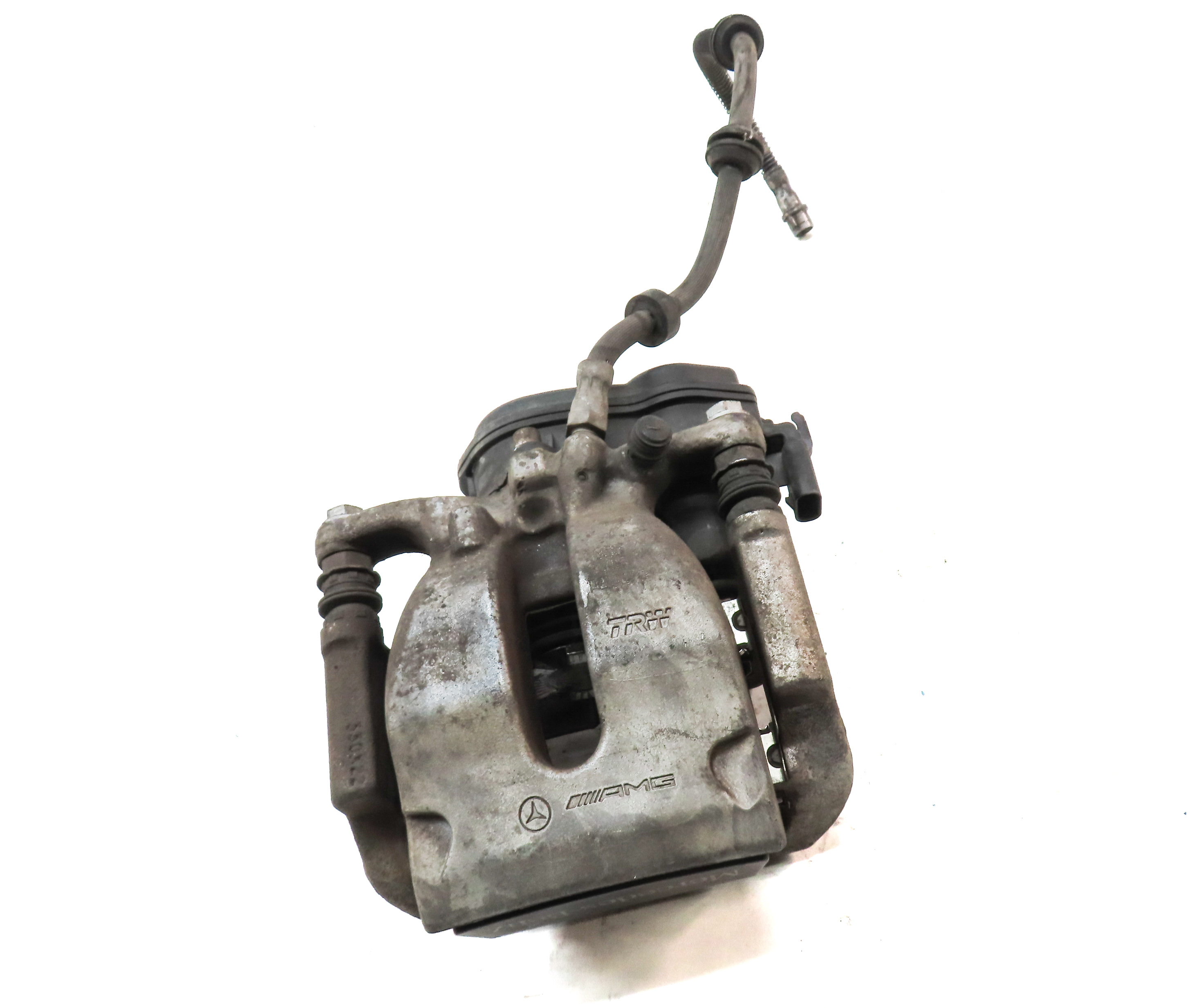 2013-2019 MERCEDES GL GLE GLS ML (W166 X166) LEFT REAR BRAKE CALIPER w/ ACTUATOR — exact item pictured